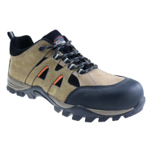 grey leather suede safety shoes construction